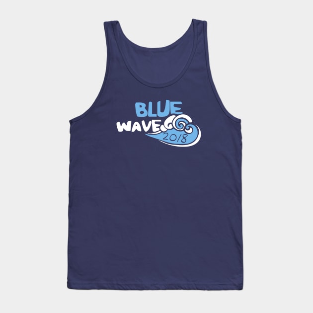 Blue Wave 2018 Tank Top by bubbsnugg